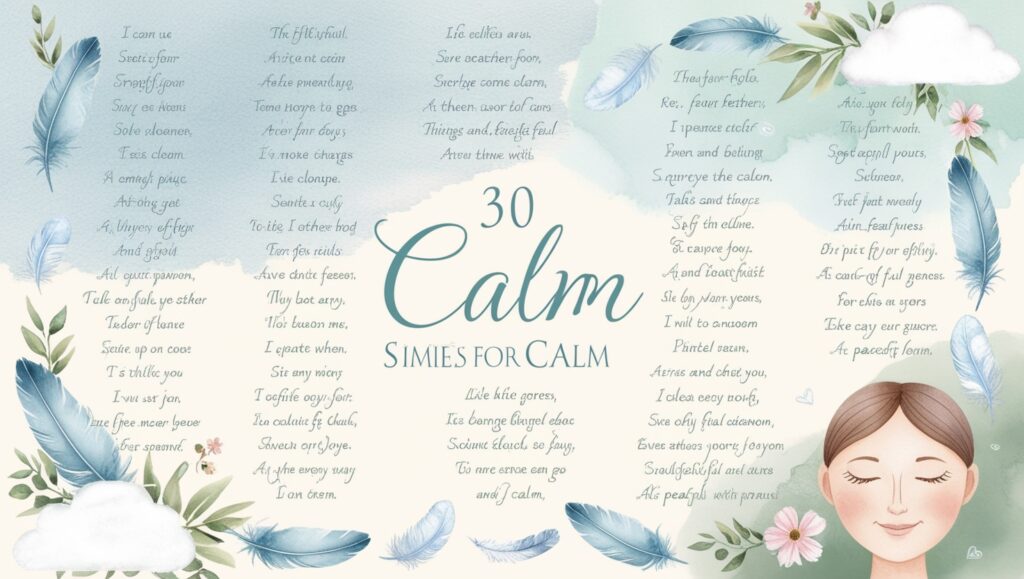30 Similes for Calm 2 Leonardo Phoenix 09 A serene and peaceful visual representatio 1