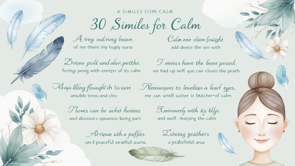 30 Similes for Calm 3 Leonardo Phoenix 09 A serene and peaceful visual representatio 2
