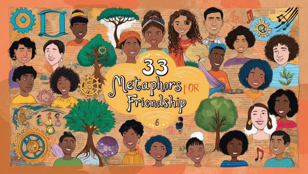 33 Metaphors for Friendship 3 Leonardo Phoenix 09 A whimsical illustration of 33 metaphors f 3