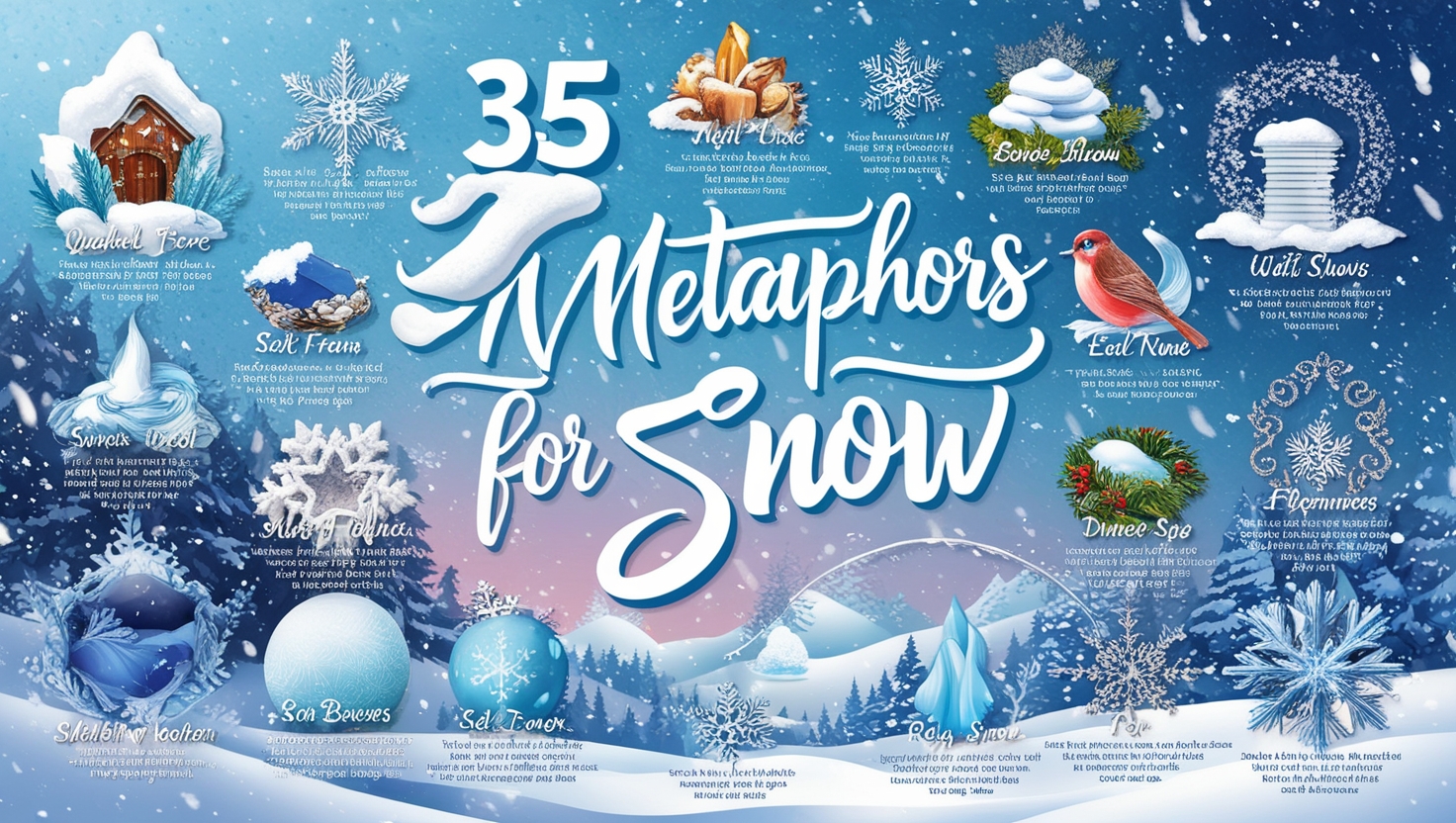 35 Metaphors for Snow