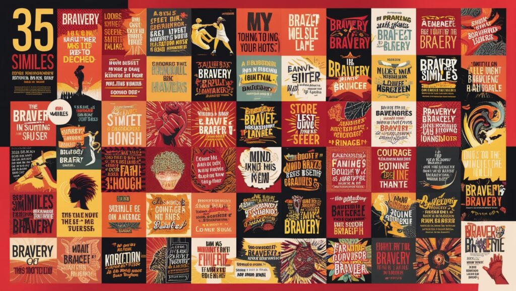 35 Similes for Brave 3 Leonardo Phoenix 09 Create a vibrant and dynamic visual repres 1 1