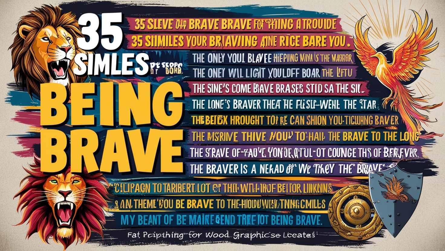 35 Similes for Brave