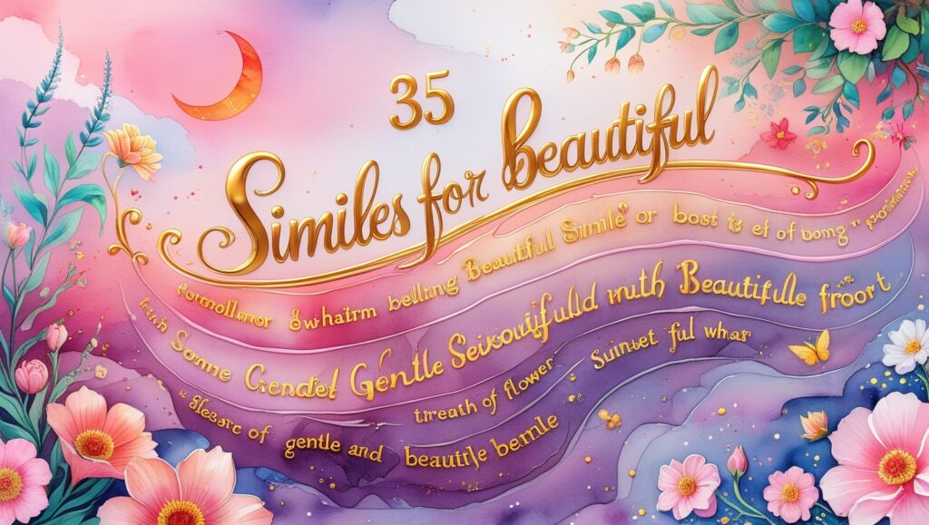 35 Similes for Beautiful 2 Leonardo Phoenix 10 A visually stunning representation of 35 s 2