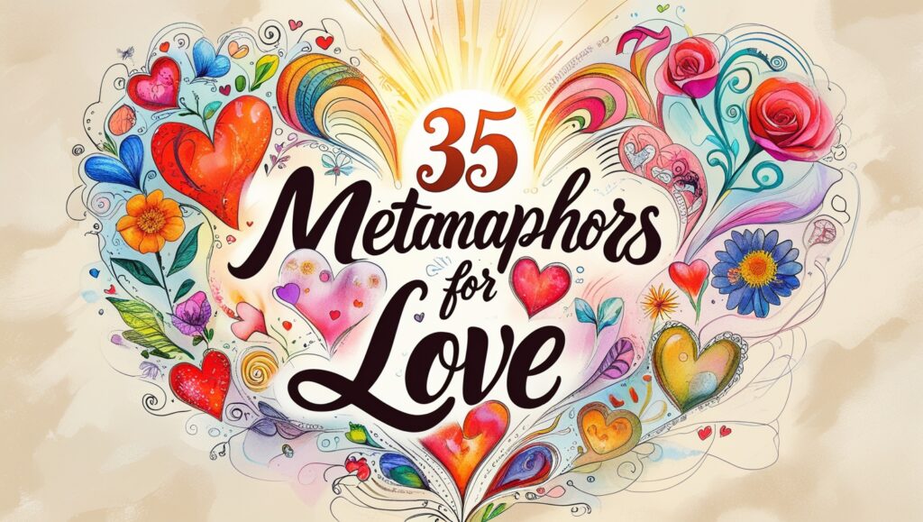 35 Metaphors for Love 2 Leonardo Phoenix 10 A whimsical illustration of 35 metaphors f 2