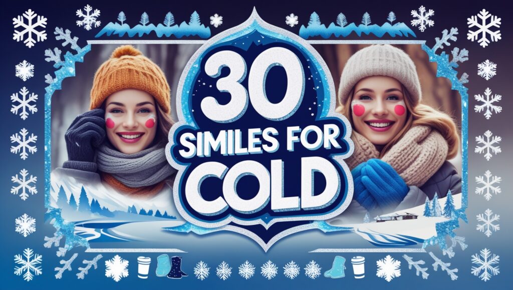 30 Similes for Cold 2 Leonardo Phoenix 10 Create a highgraphics image with text over 2