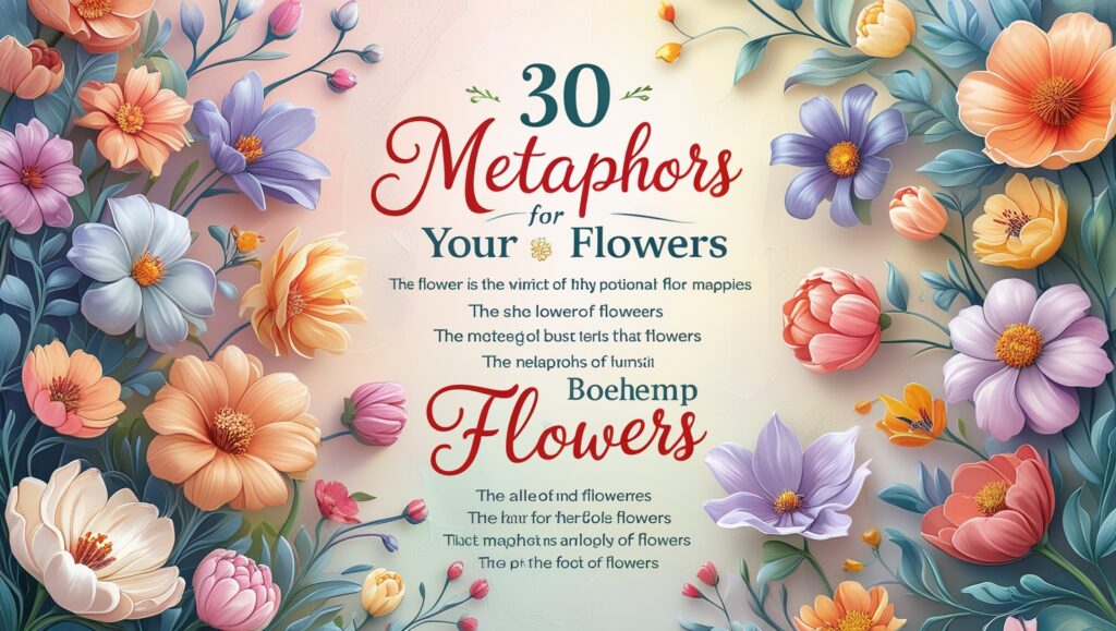 30 Metaphors for Flowers 3 Leonardo Phoenix 10 Create a vibrant and detailed graphical im 3