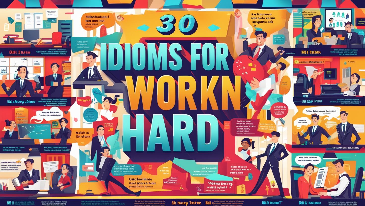 30 Idioms for Working Hard