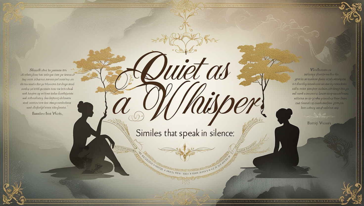 As Quiet as a Whisper: Similes That Speak in Silence