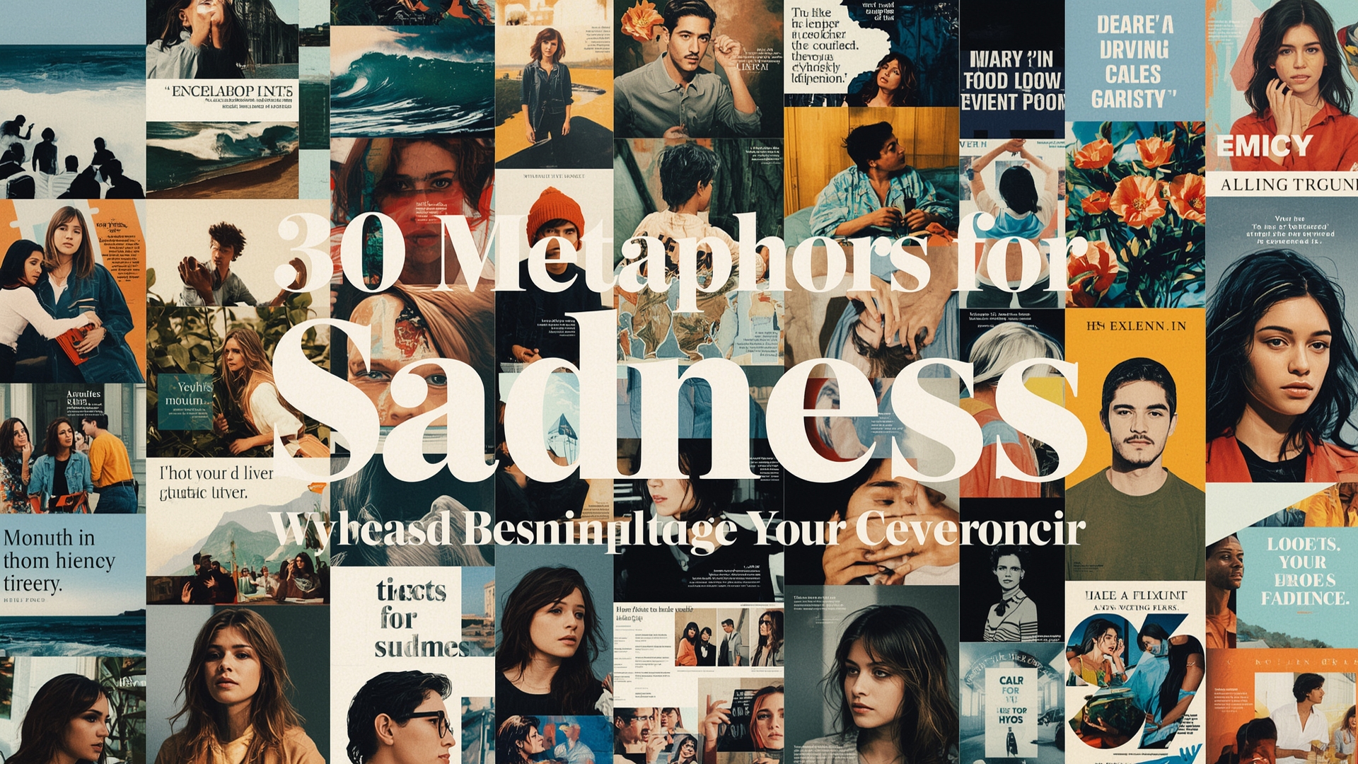 30 Metaphors for Sadness