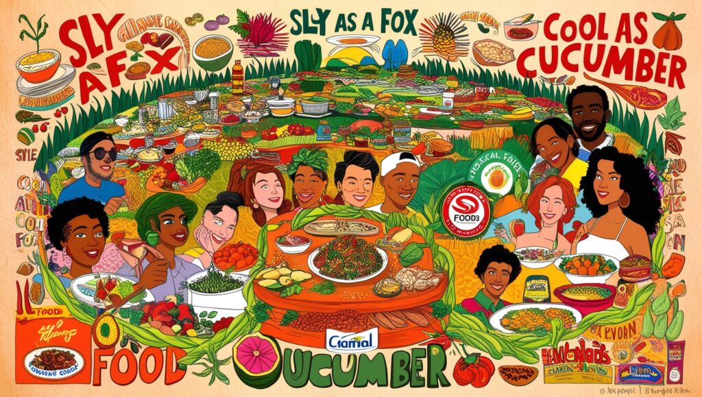 Food Similes That Add Flavor to Language 3 Leonardo Phoenix 09 A vibrant and colorful illustration of a c 3