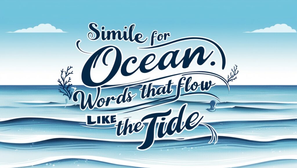 Simile for Ocean: Words that Flow Like the Tide 2 Leonardo Phoenix 09 A visually striking illustration of a sere 3