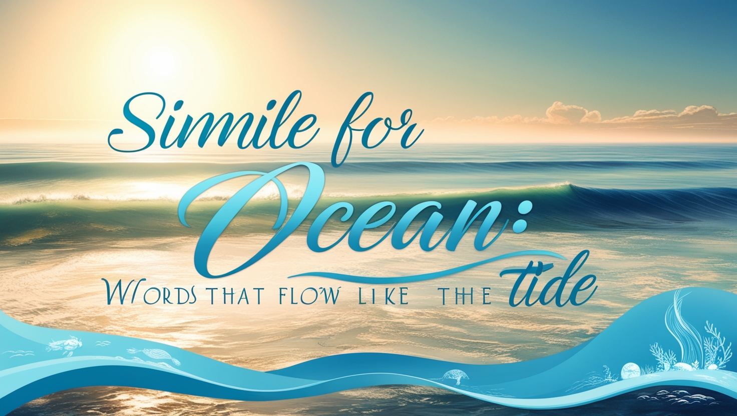 Simile for Ocean: Words that Flow Like the Tide