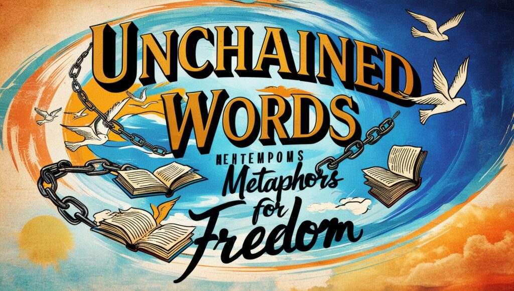 Unchained Words: Metaphors for Freedom 2 Leonardo Phoenix 09 Create a vibrant and dynamic visual repres 1 3