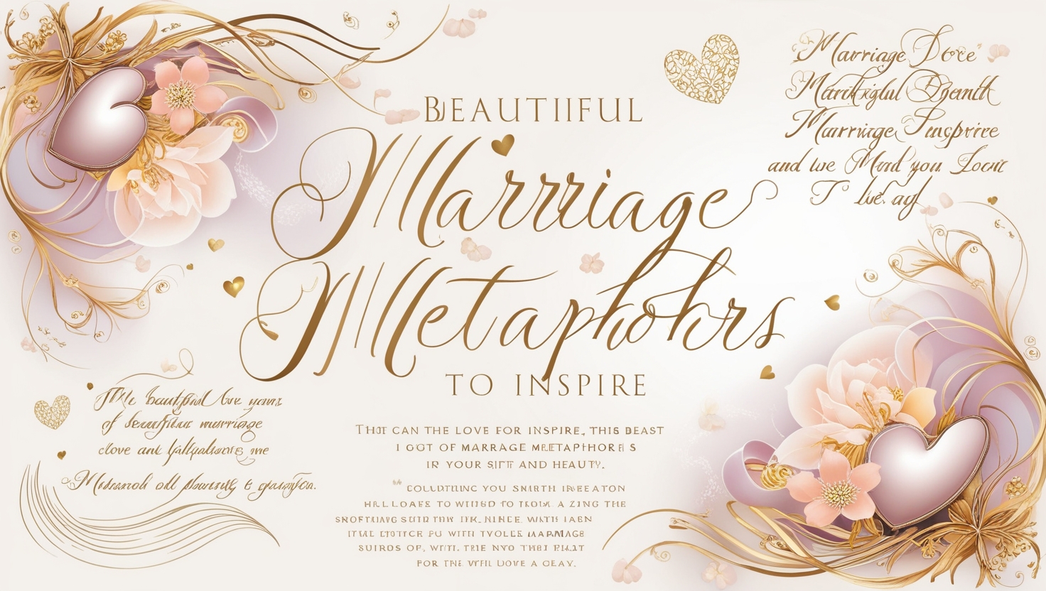 Beautiful Marriage Metaphors to Inspire