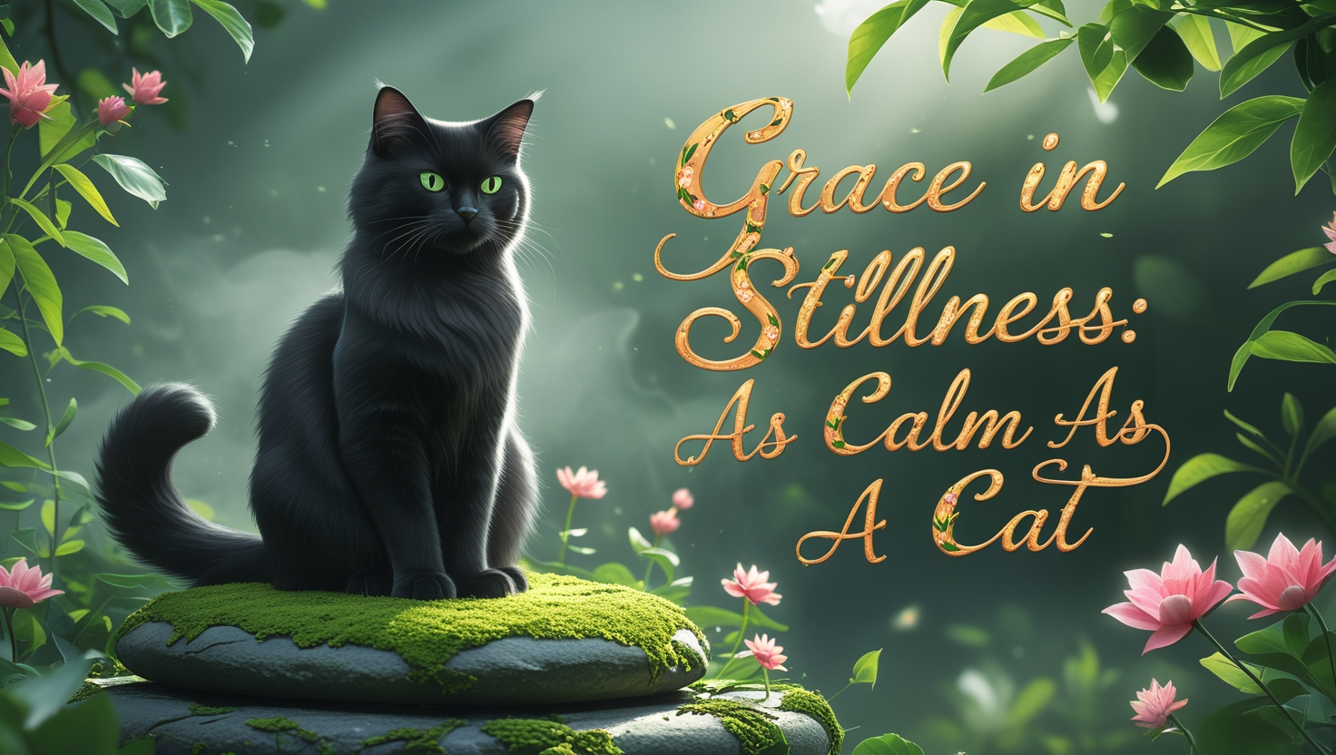 Grace in Stillness: As Calm as a Cat