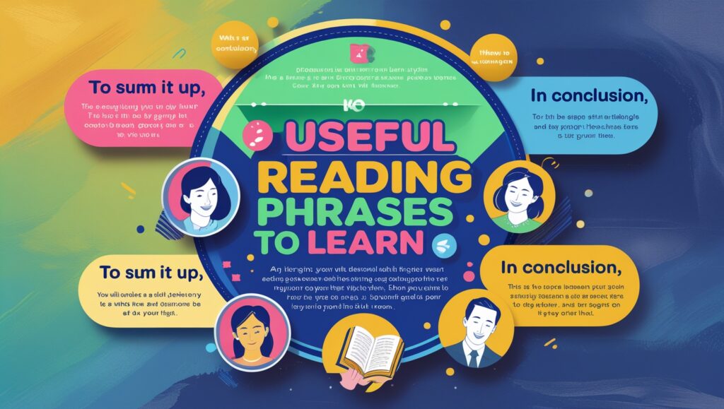 Useful Reading Phrases You Should Learn 3 Leonardo Phoenix 10 A vibrant and detailed infographic illustr 3