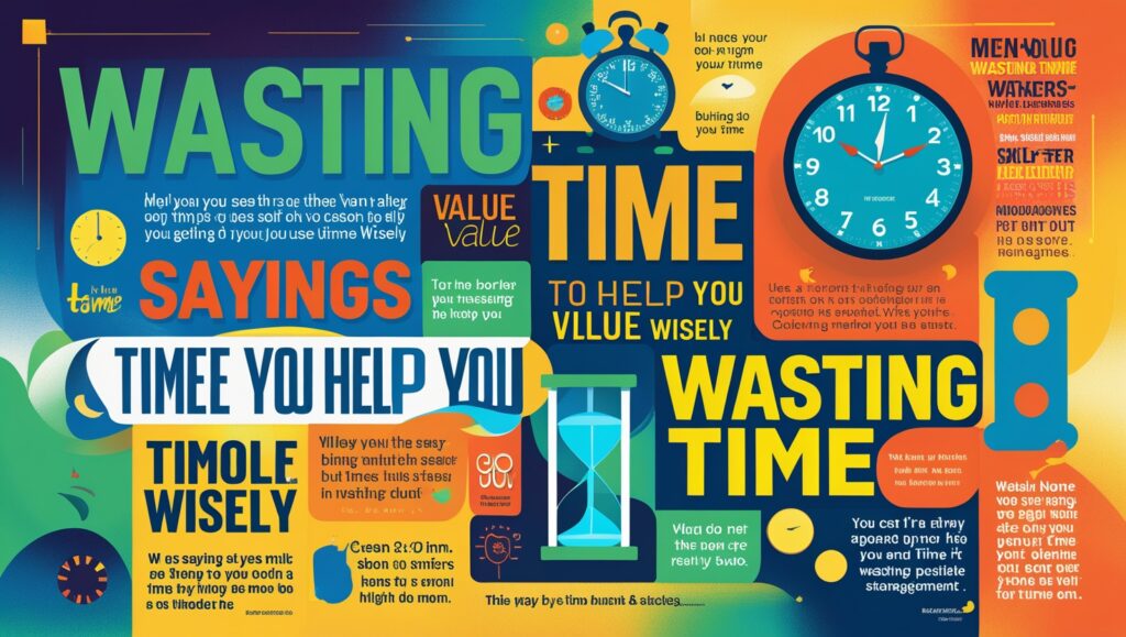 Wasting Time Sayings to Help You Value Time Wisely 3 Leonardo Phoenix 10 A vibrant and dynamic visual representatio 0 3