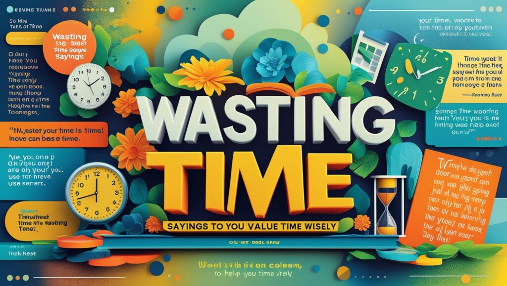 Wasting Time Sayings to Help You Value Time Wisely 2 Leonardo Phoenix 10 A vibrant and dynamic visual representatio 1 3