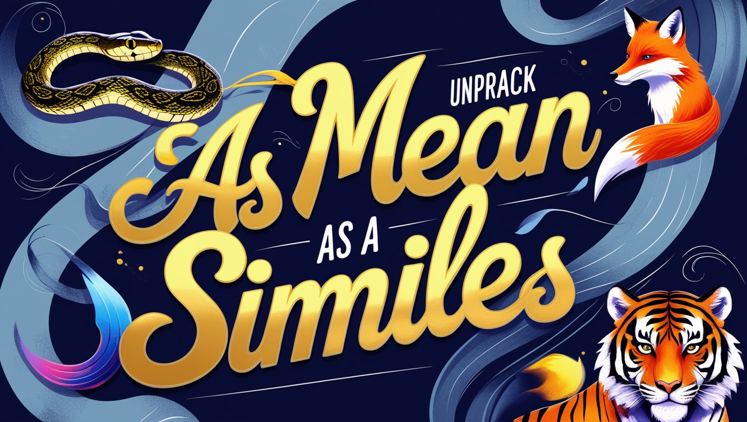 Unpacking ‘As Mean as a…’ Similes