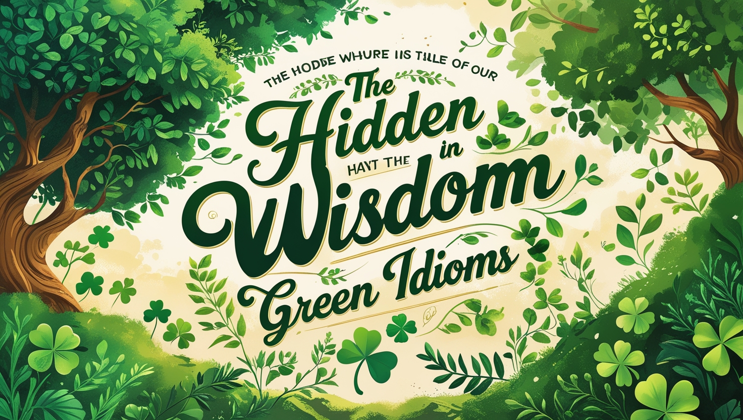 The Hidden Wisdom in Green Idioms