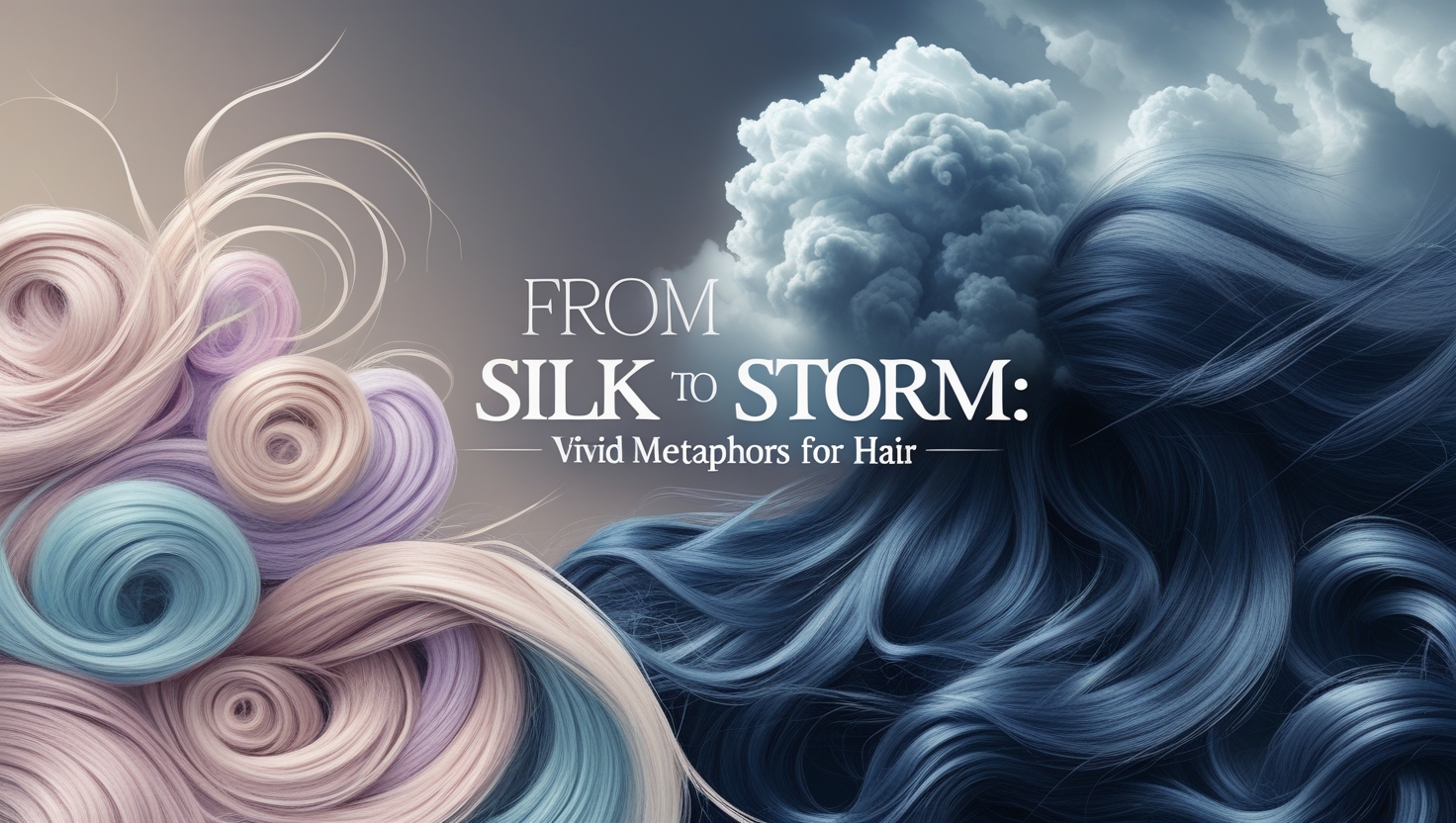 From Silk to Storm: Vivid Metaphors for Hair