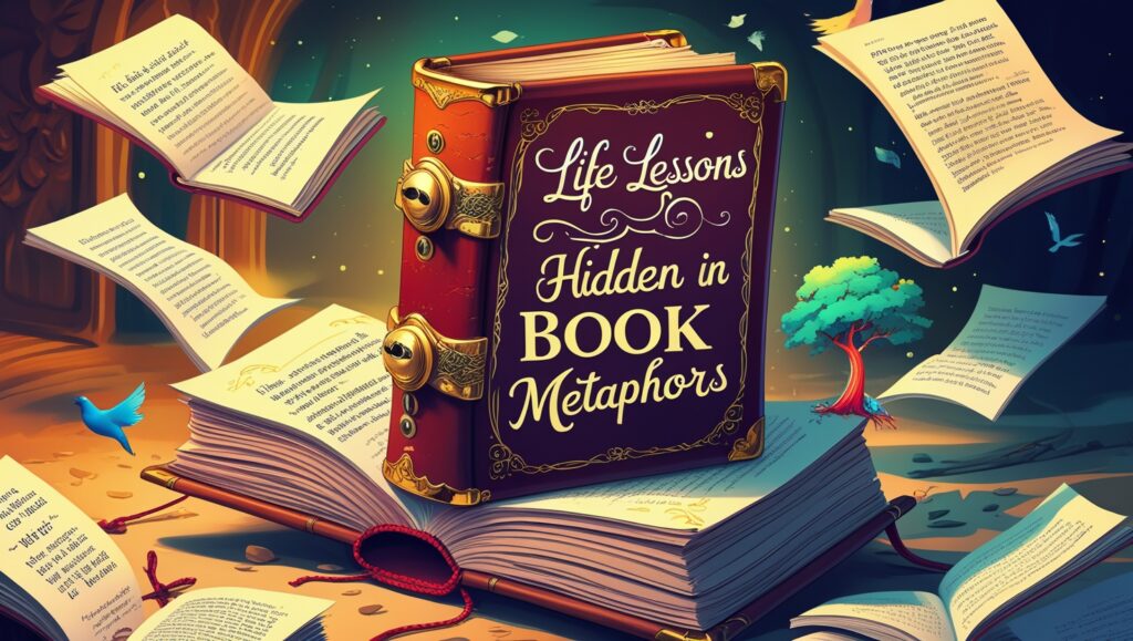 Life Lessons Hidden in Book Metaphors 3 Leonardo Phoenix 10 a vibrant and detailed illustration of an 2