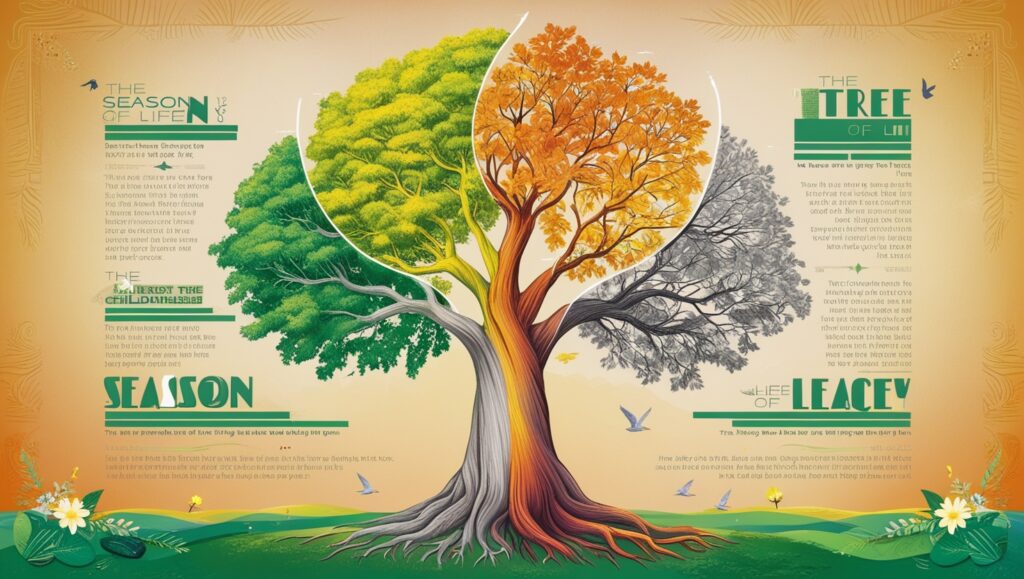 Seasons of Life Explained Through Tree Metaphors 3 Leonardo Phoenix 09 A vibrant and detailed digital illustratio 1