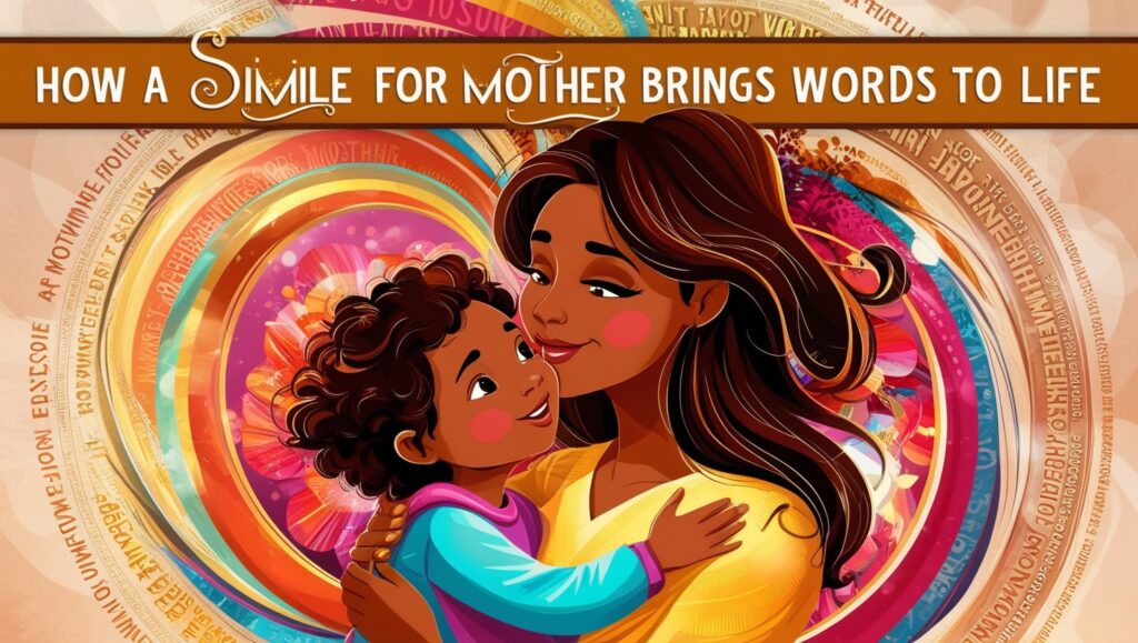 How a Simile for Mother Brings Words to Life 2 Leonardo Phoenix 09 A vibrant and dynamic image illustrating t 0