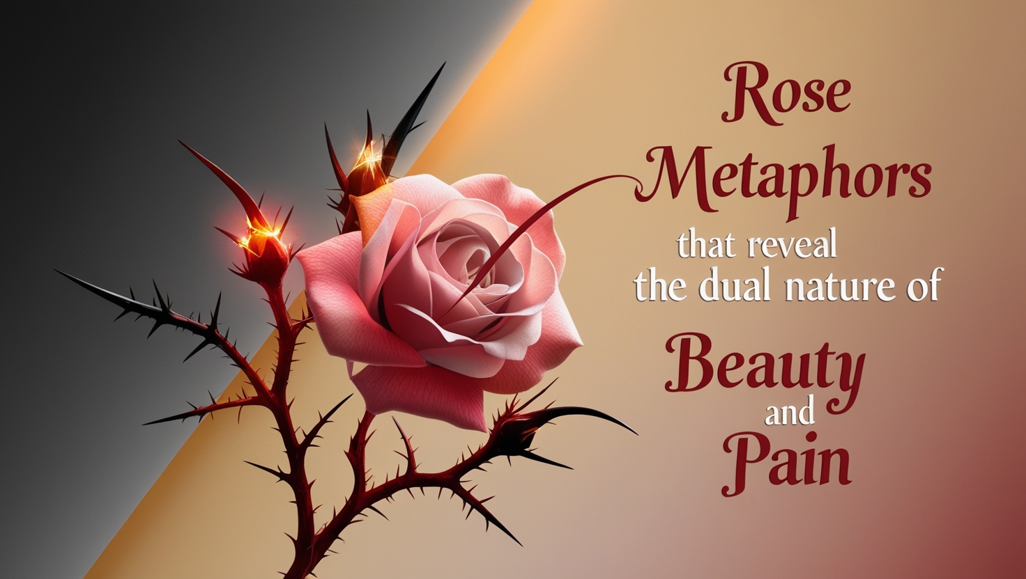 Rose Metaphors That Reveal the Dual Nature of Beauty and Pain