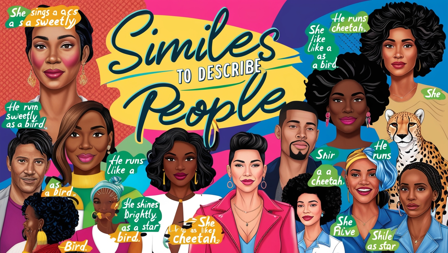 Descriptive Similes to Describe People with Vivid Detail 8 Descriptive Similes to Describe People with Vivid Detail