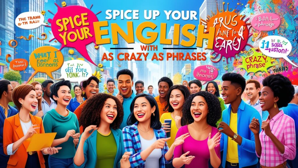 Spice Up Your English with As Crazy As Phrases 2 Leonardo Phoenix 09 Create a vibrant and dynamic visual repres 2 1