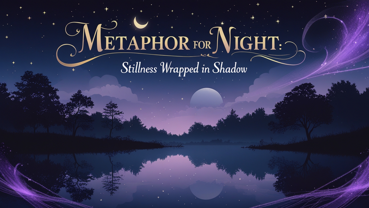 Metaphor for Night: Stillness Wrapped in Shadow