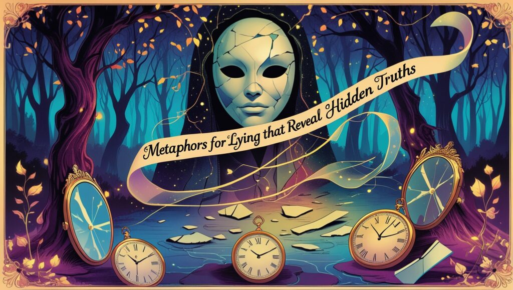 Metaphors for Lying That Reveal Hidden Truths 2 Leonardo Phoenix 10 A surreal dreamlike illustration with vibr 1