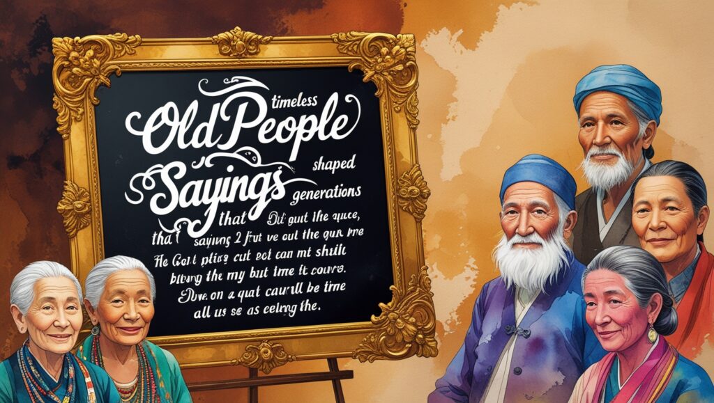 Old People Sayings That Shaped Generations 3 Leonardo Phoenix 10 A vibrant and colorful graphic illustratio 0