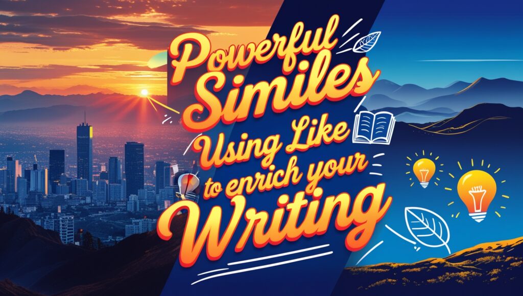 Powerful Similes Using Like to Enrich Your Writing 2 Leonardo Phoenix 10 A vibrant and dynamic visual representatio 3