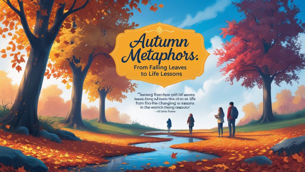 Autumn Metaphors: From Falling Leaves to Life Lessons 2 Leonardo Phoenix 10 Illustrate a vibrant and introspective sce 1