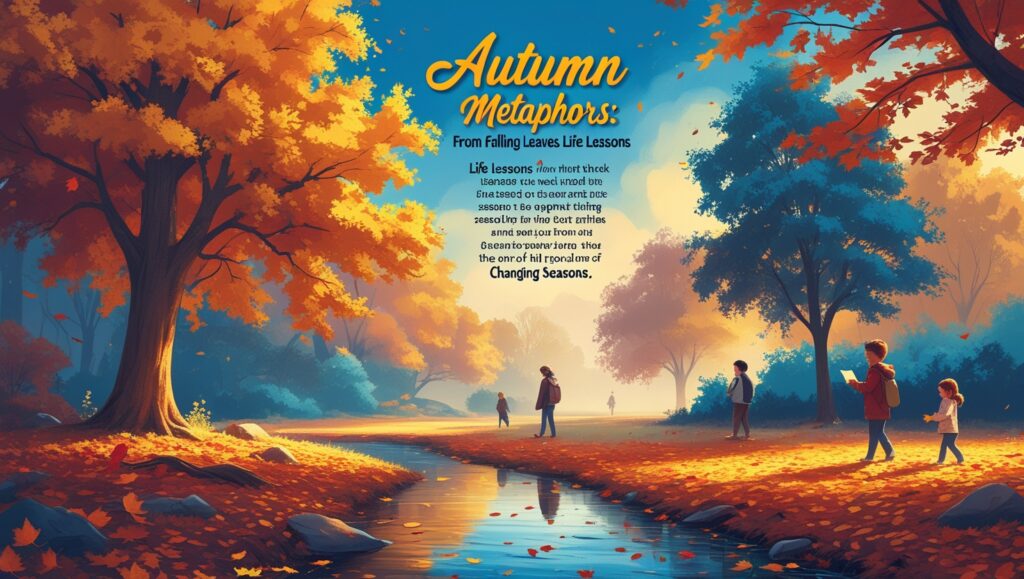 Autumn Metaphors: From Falling Leaves to Life Lessons 3 Leonardo Phoenix 10 Illustrate a vibrant and introspective sce 2