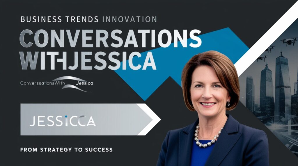 Business Trends Innovation ConversationsWithJessica: From Strategy to Success 2 Phoenix 09 A highcontrast visual representation of Business Tr 3