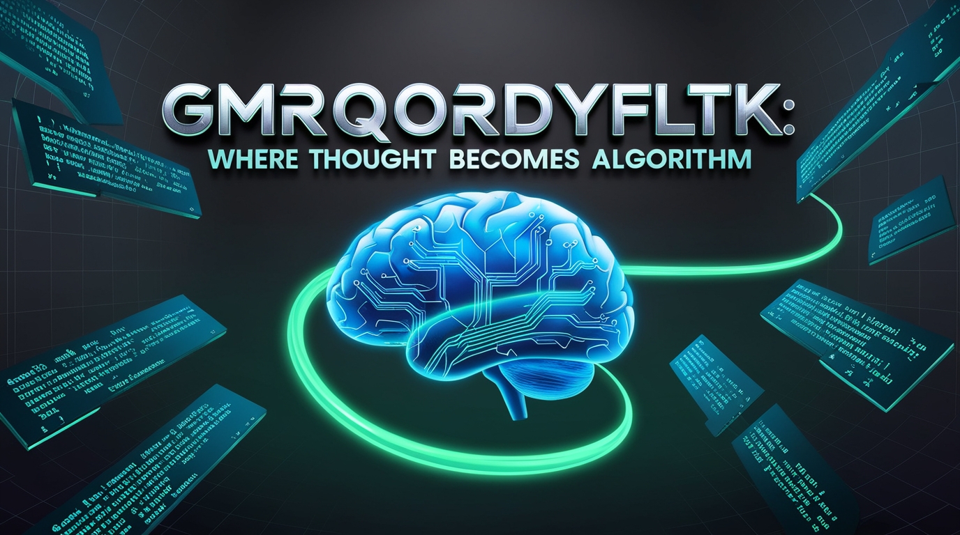 Gmrqordyfltk: Where Thought Becomes Algorithm 10 Gmrqordyfltk: Where Thought Becomes Algorithm
