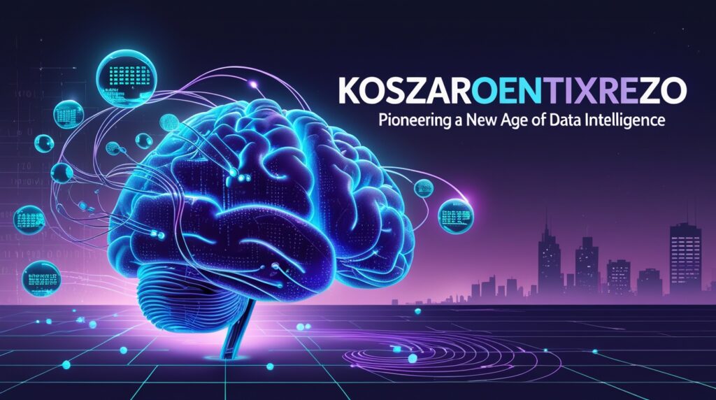 Koszaroentixrezo: Pioneering a New Age of Data Intelligence 3 Phoenix 10 A futuristic illustration of a brain with glowing b 2