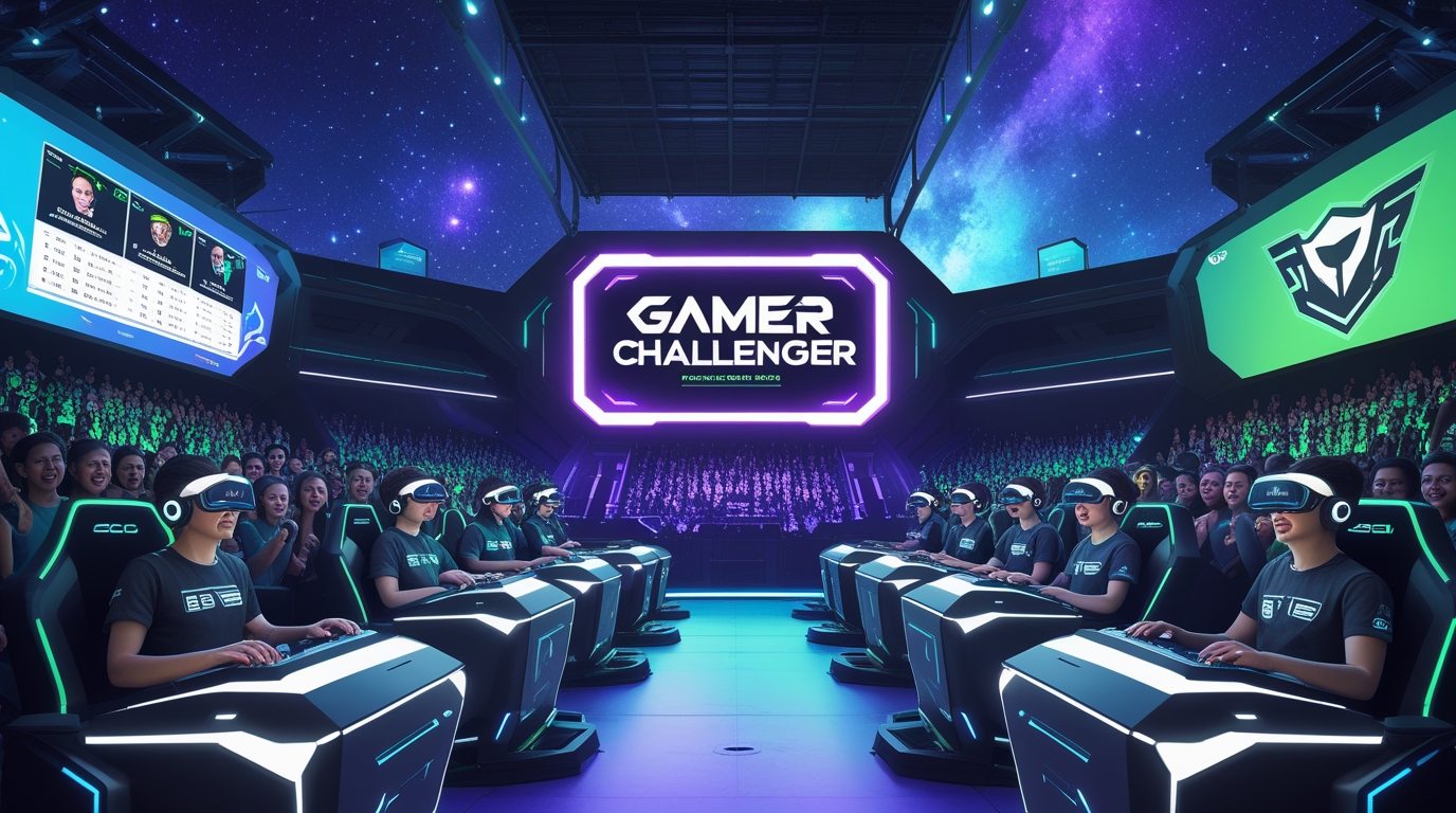 Gamer Challenger Arena for Skill Testing and Matchmaking