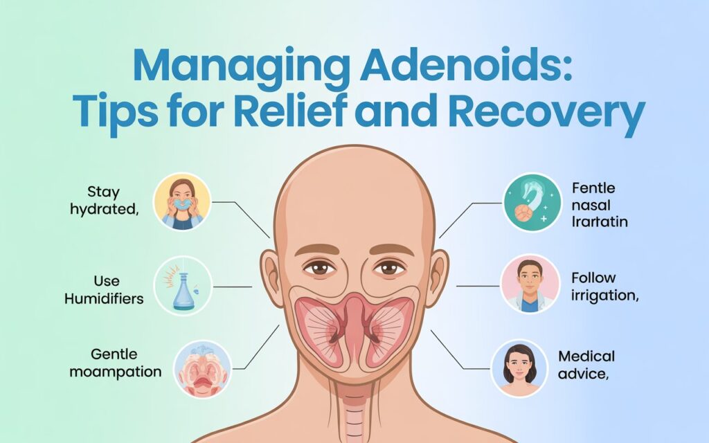 Managing Adenoidid: Tips for Relief and Recovery 2 a clean medical infographic design featu Uy5wssQtQWuXkR5kKPKQ4A LuVIHa3BQQGem99uiKM75A