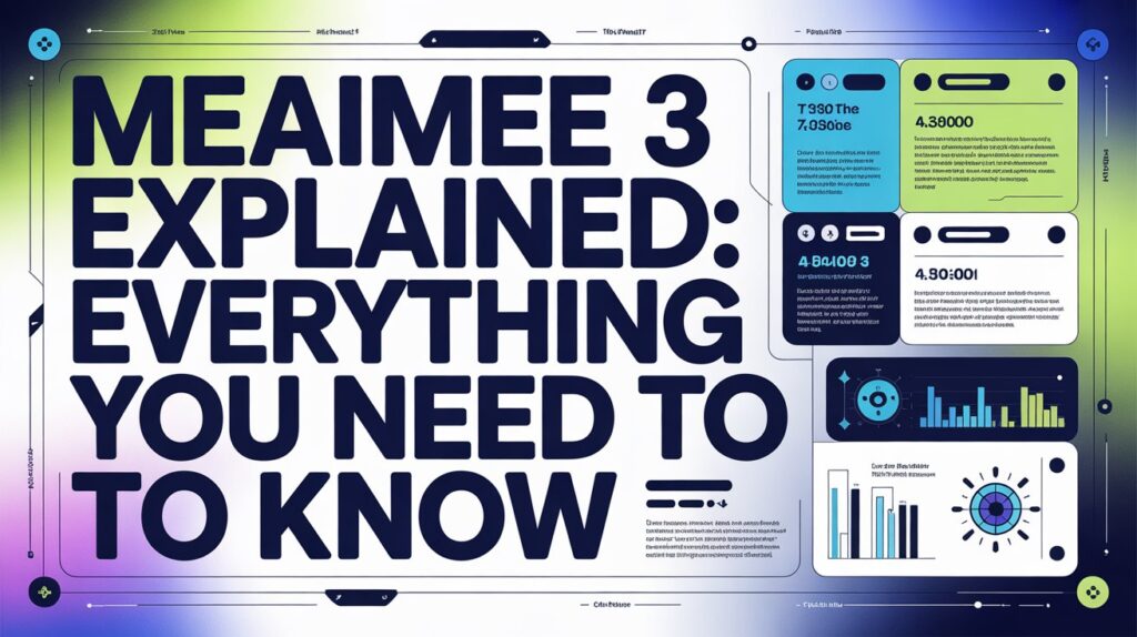 Meaimee 3 Explained: Everything You Need to Know 2 a sleek digital infographic design featu Yrkk0OHaRVK1sx1nFrzQAA MzDBoRtiRbCpXuD44T8zIw