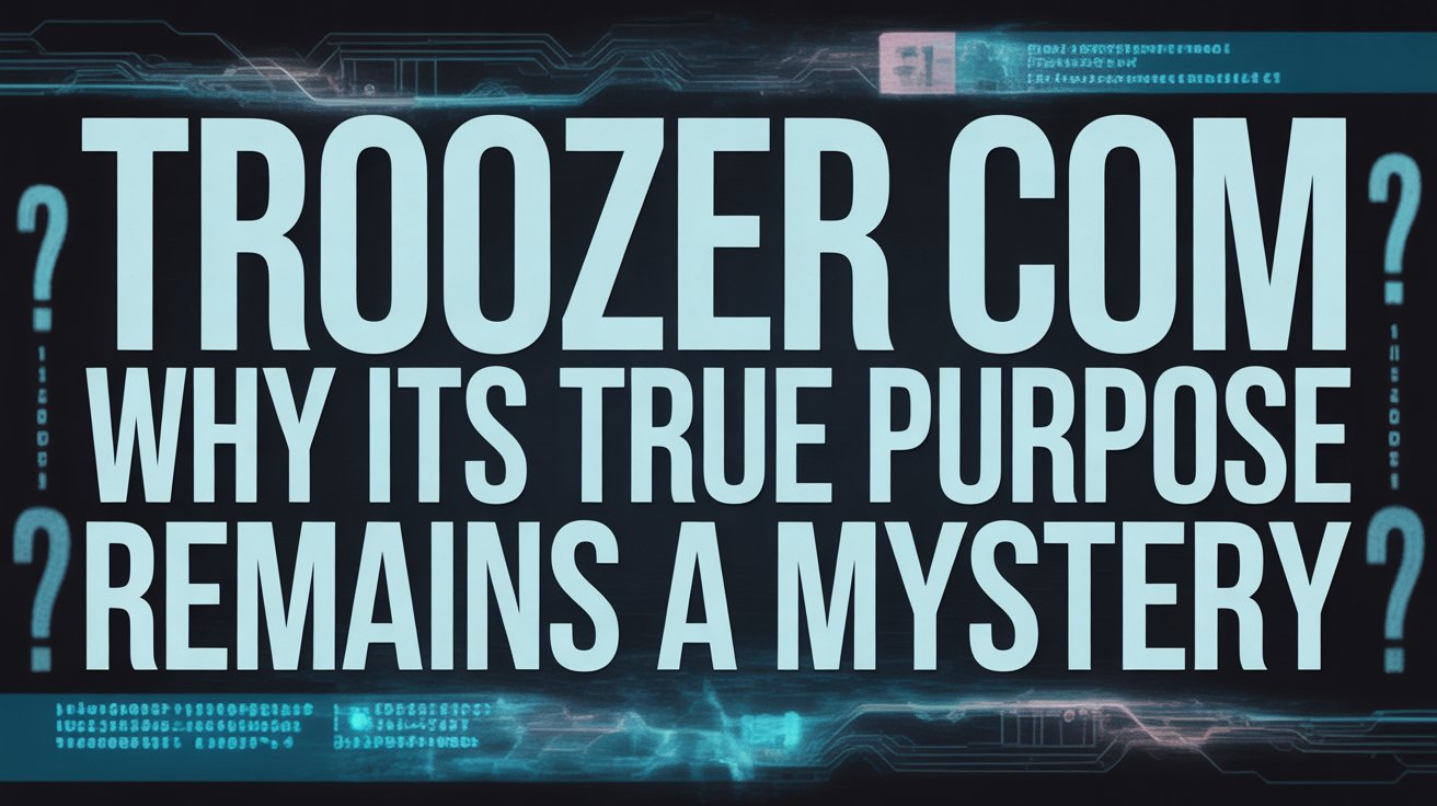 Troozer Com: Why Its True Purpose Remains a Mystery
