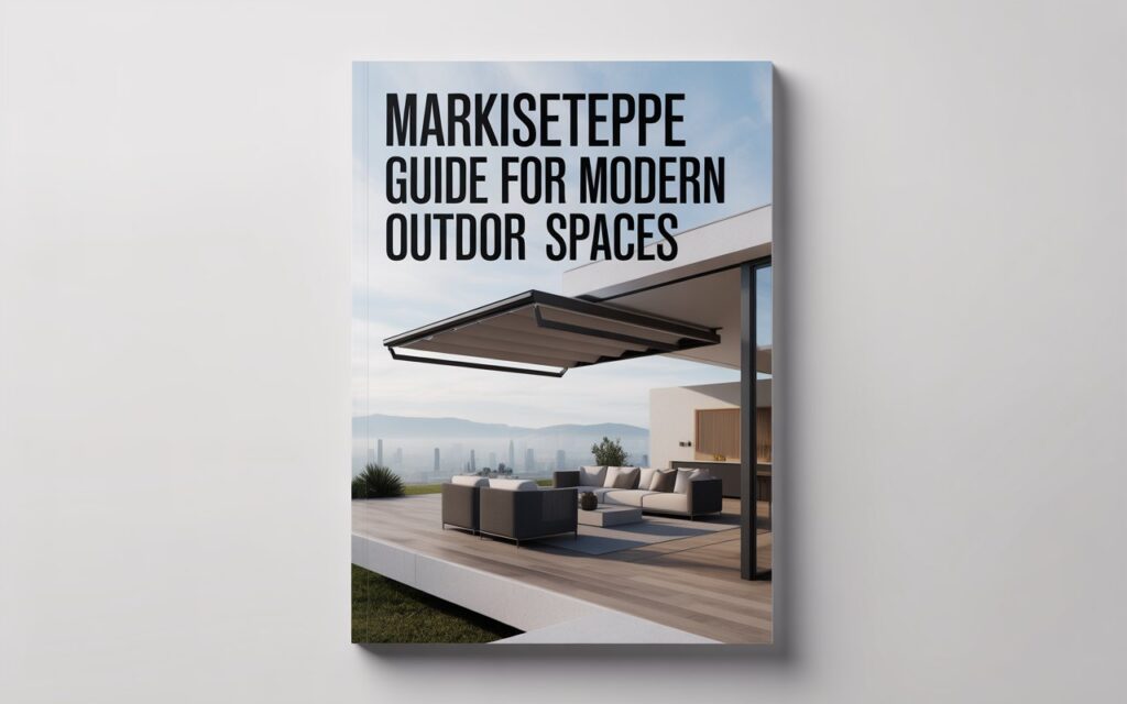 Markiseteppe Guide for Modern Outdoor Spaces 3 a sleek modern magazine cover or guide d MzXDxg0RRMibCNPc1ZZAwQ LeZwryQhQKugxg11Z6TEbQ