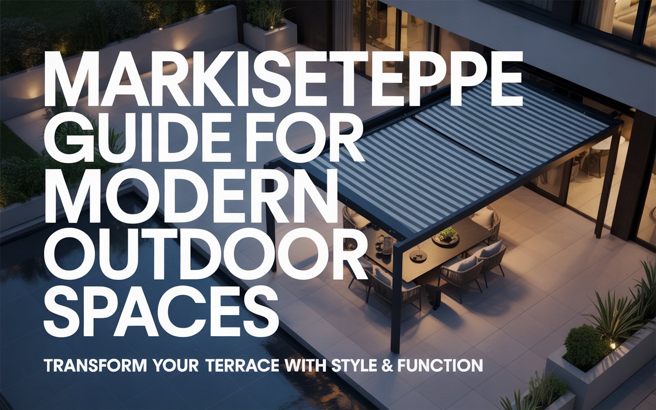 Markiseteppe Guide for Modern Outdoor Spaces