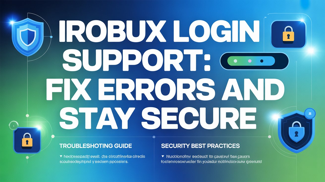 Irobux Login Support: Fix Errors and Stay Secure