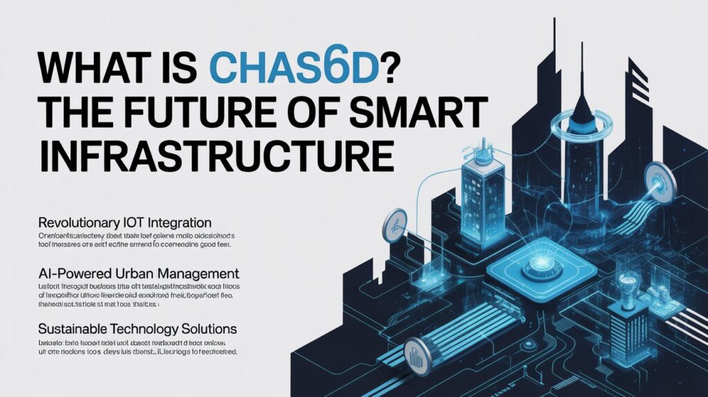 What Is Chas6d? The Future of Smart Infrastructure 2 a sleek infographic design featuring the PuxfD5ymTfWsGNpqZcYUkw Ql wiZNSCaAyBo5dqFF9g