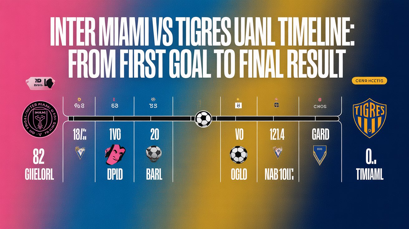 Inter Miami vs Tigres UANL Timeline: From First Goal to Final Result
