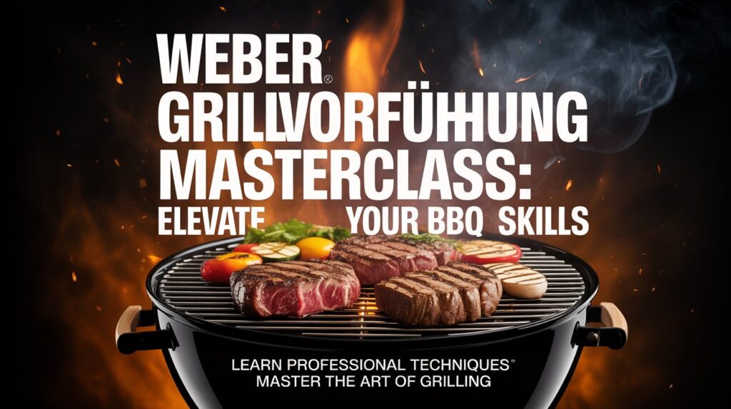 Weber Grillvorführung Masterclass: Elevate Your BBQ Skills 3 a professional promotional poster design NFuW 3T3Q7e1yxdZxwYEeA TLr6IBx9RCKfCb5G4O6zwg cover